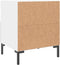 vidaXL - Nachtkastjes - 2 - st - 40x35x47,5 - cm - bewerkt - hout - wit