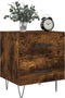 vidaXL - Nachtkastjes - 2 - st - 40x35x47,5 - cm - bewerkt - hout - gerookt - eikenkleur