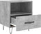 vidaXL - Nachtkastjes - 2 - st - 40x35x47,5 - cm - bewerkt - hout - betongrijs