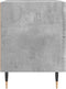 vidaXL - Nachtkastjes - 2 - st - 40x35x47,5 - cm - bewerkt - hout - betongrijs