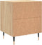 vidaXL - Nachtkastjes - 2 - st - 40x35x47,5 - cm - bewerkt - hout - sonoma - eikenkleur