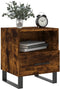 vidaXL - Nachtkastjes - 2 - st - 40x35x47,5 - cm - bewerkt - hout - gerookt - eikenkleur