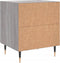 vidaXL - Nachtkastjes - 2 - st - 40x35x47,5 - cm - bewerkt - hout - grijs - sonoma - eiken