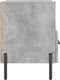 vidaXL - Nachtkastjes - 2 - st - 40x35x47,5 - cm - bewerkt - hout - betongrijs