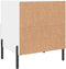 vidaXL - Nachtkastjes - 2 - st - 40x35x47,5 - cm - bewerkt - hout - wit