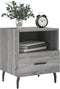 vidaXL - Nachtkastjes - 2 - st - 40x35x47,5 - cm - bewerkt - hout - grijs - sonoma - eiken