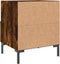 vidaXL - Nachtkastjes - 2 - st - 40x35x47,5 - cm - bewerkt - hout - gerookt - eikenkleur