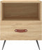 vidaXL - Nachtkastjes - 2 - st - 40x35x47,5 - cm - bewerkt - hout - sonoma - eikenkleur
