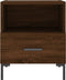 vidaXL - Nachtkastjes - 2 - st - 40x35x47,5 - cm - bewerkt - hout - bruin - eikenkleur