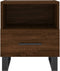 vidaXL - Nachtkastjes - 2 - st - 40x35x47,5 - cm - bewerkt - hout - bruin - eikenkleur