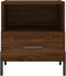 vidaXL - Nachtkastjes - 2 - st - 40x35x47,5 - cm - bewerkt - hout - bruin - eikenkleur