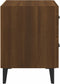 vidaXL - Nachtkastjes - 2 - st - 40x35x47,5 - cm - bruin - eikenkleur