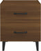 vidaXL - Nachtkastjes - 2 - st - 40x35x47,5 - cm - bruin - eikenkleur