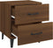 vidaXL - Nachtkastjes - 2 - st - 40x35x47,5 - cm - bruin - eikenkleur