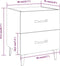 vidaXL - Nachtkastjes - 2 - st - 40x35x47,5 - cm - bruin - eikenkleur