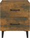 vidaXL - Nachtkastjes - 2 - st - 40x35x47,5 - cm - gerookt - eikenkleurig