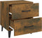 vidaXL - Nachtkastjes - 2 - st - 40x35x47,5 - cm - gerookt - eikenkleurig