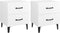 vidaXL - Nachtkastjes - 2 - st - 40x35x47,5 - cm - wit