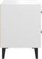 vidaXL - Nachtkastjes - 2 - st - 40x35x47,5 - cm - wit