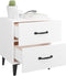 vidaXL - Nachtkastjes - 2 - st - 40x35x47,5 - cm - wit