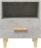 vidaXL - Nachtkastjes - 2 - st - 40x35x47 - cm - betongrijs
