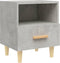 vidaXL - Nachtkastjes - 2 - st - 40x35x47 - cm - betongrijs