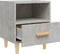 vidaXL - Nachtkastjes - 2 - st - 40x35x47 - cm - betongrijs