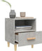 vidaXL - Nachtkastjes - 2 - st - 40x35x47 - cm - betongrijs