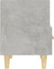vidaXL - Nachtkastjes - 2 - st - 40x35x47 - cm - betongrijs