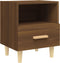 vidaXL - Nachtkastjes - 2 - st - 40x35x47 - cm - bruin - eikenkleur