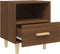 vidaXL - Nachtkastjes - 2 - st - 40x35x47 - cm - bruin - eikenkleur