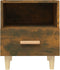 vidaXL - Nachtkastjes - 2 - st - 40x35x47 - cm - gerookt - eikenkleurig
