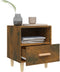 vidaXL - Nachtkastjes - 2 - st - 40x35x47 - cm - gerookt - eikenkleurig
