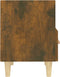 vidaXL - Nachtkastjes - 2 - st - 40x35x47 - cm - gerookt - eikenkleurig