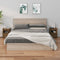 vidaXL - Nachtkastjes - 2 - st - 40x35x49 - cm - massief - grenenhout - honingbruin