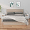 vidaXL - Nachtkastjes - 2 - st - 40x35x49 - cm - massief - grenenhout - wit