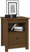 vidaXL - Nachtkastjes - 2 - st - 40x35x49 - cm - massief - grenenhout - honingbruin