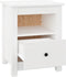 vidaXL - Nachtkastjes - 2 - st - 40x35x49 - cm - massief - grenenhout - wit