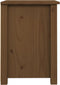 vidaXL - Nachtkastjes - 2 - st - 40x35x49 - cm - massief - grenenhout - honingbruin