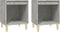 vidaXL - Nachtkastjes - 2 - st - 40x35x50 - cm - betongrijs