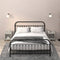 vidaXL - Nachtkastjes - 2 - st - 40x35x50 - cm - betongrijs