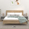 vidaXL - Nachtkastjes - 2 - st - 40x35x50 - cm - betongrijs
