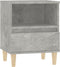 vidaXL - Nachtkastjes - 2 - st - 40x35x50 - cm - betongrijs