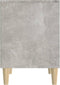 vidaXL - Nachtkastjes - 2 - st - 40x35x50 - cm - betongrijs