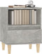vidaXL - Nachtkastjes - 2 - st - 40x35x50 - cm - betongrijs