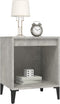 vidaXL - Nachtkastjes - 2 - st - 40x35x50 - cm - betongrijs