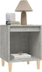 vidaXL - Nachtkastjes - 2 - st - 40x35x50 - cm - betongrijs