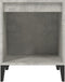 vidaXL - Nachtkastjes - 2 - st - 40x35x50 - cm - betongrijs