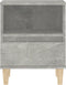vidaXL - Nachtkastjes - 2 - st - 40x35x50 - cm - betongrijs