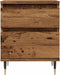 vidaXL - Nachtkastjes - 2 - st - 40x35x50 - cm - bewerkt - hout - oud - houtkleurig
